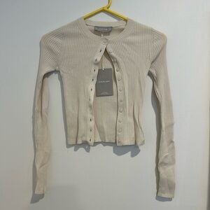 NWT CREAM EVERLANE TOP